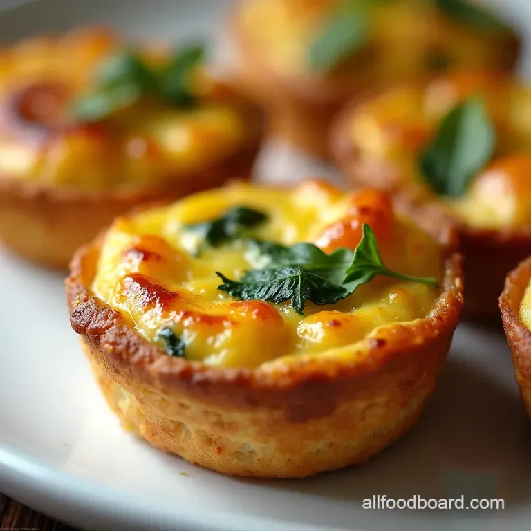 SunKissed Feta Veggie Mini Quiches