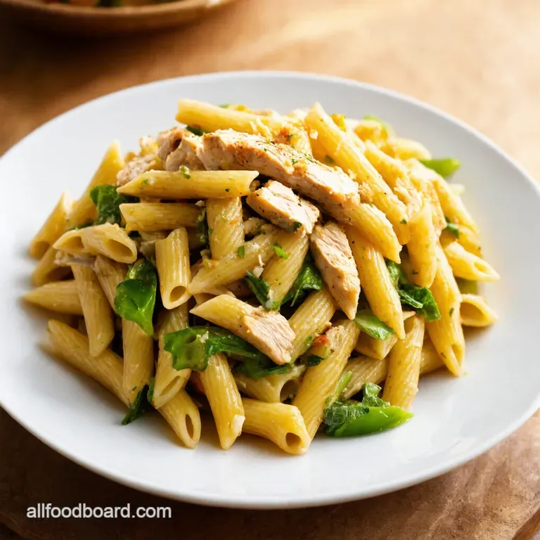 Sunshine Chicken Pasta Salad Your New Summer Staple presentation