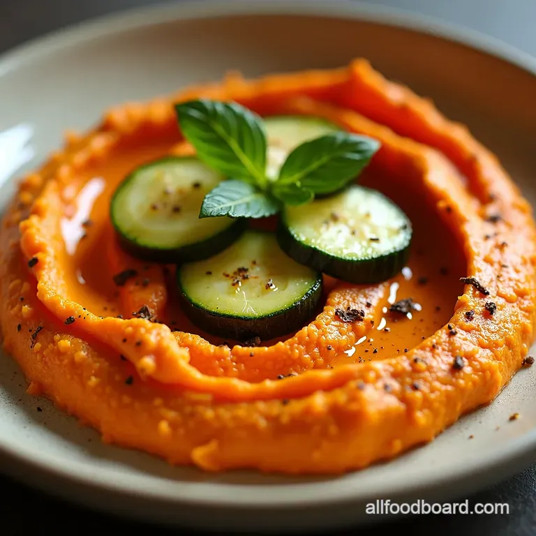 Sunshine Spread Roasted Red Pepper Zucchini Hummus