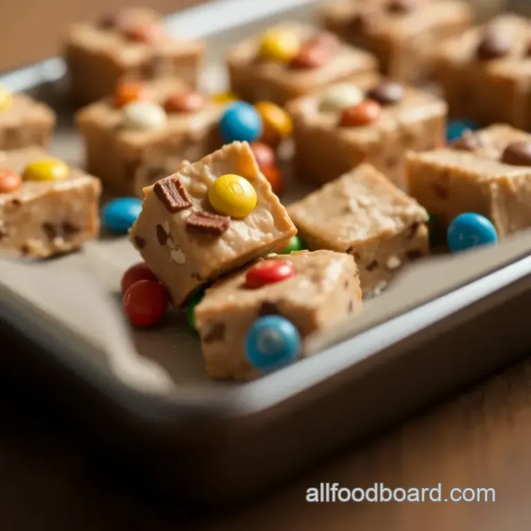 Sweet and Salty Pretzel Rolo M& M Bites presentation