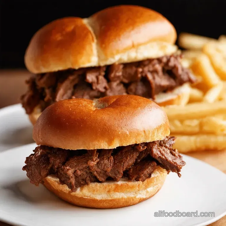 Sweet n Smoky BBQ Beef Sandwiches