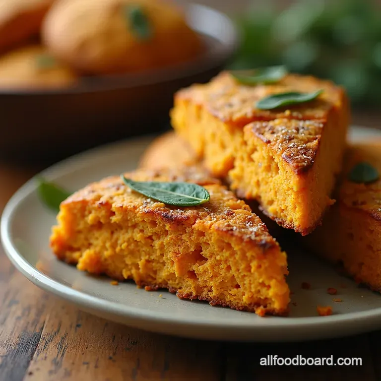 Sweet Potato Sage Scones A Taste of Autumn presentation