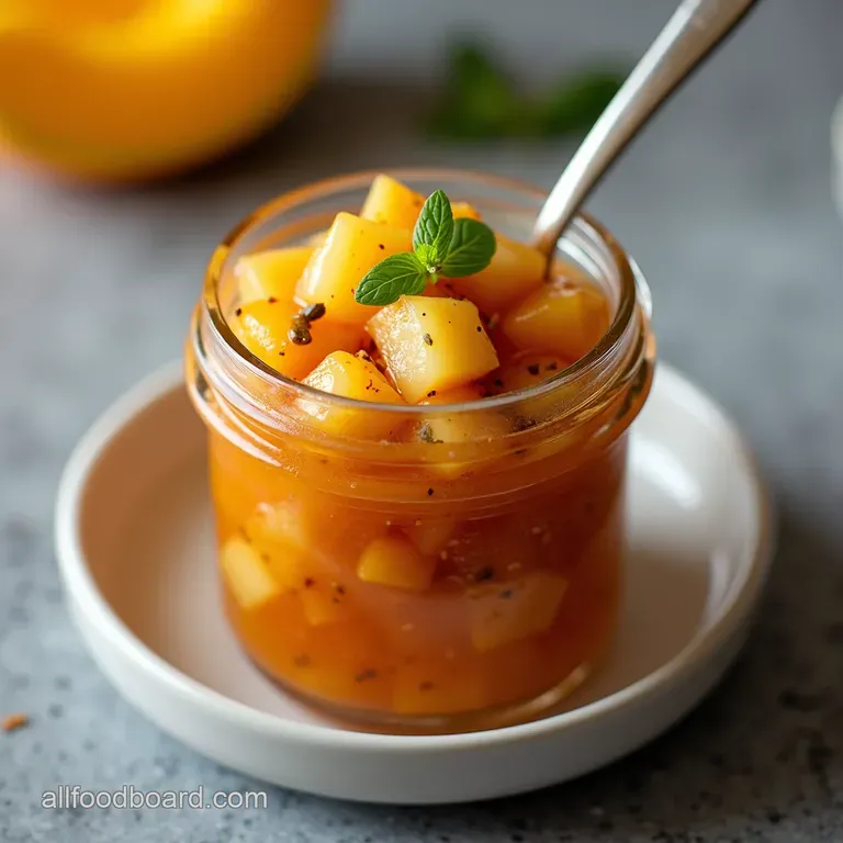 Sweet Spicy Melon Chutney Summer in a Jar