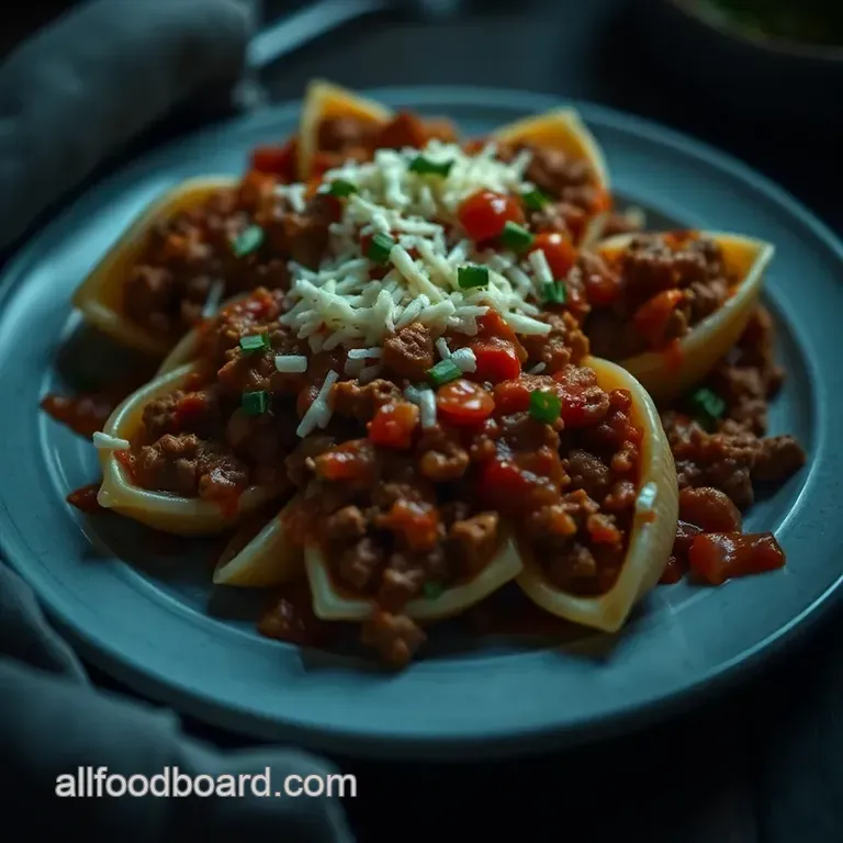 Taco Stuffed Shells presentation