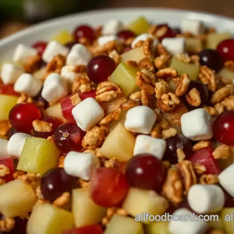 My Family' s Favorite Taffy Apple Salad: A Sweet Crunchy Delight