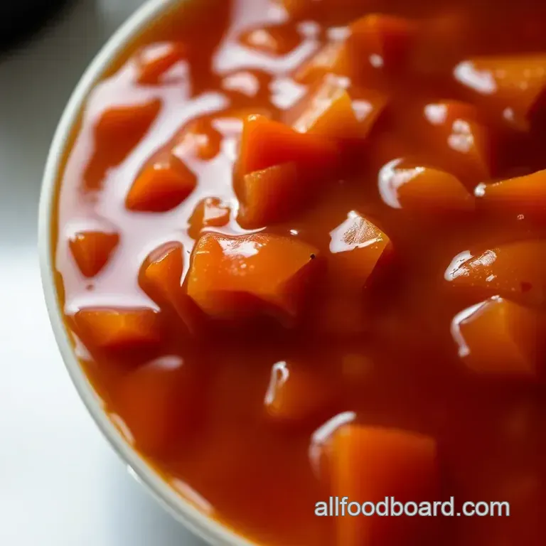 Tangy Sweet and Sour Sauce: A Classic Kitchen Staple presentation