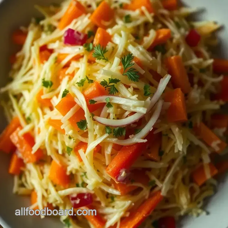 Tantalizing Tangy Sauerkraut Salad: A Crunchy Delight presentation
