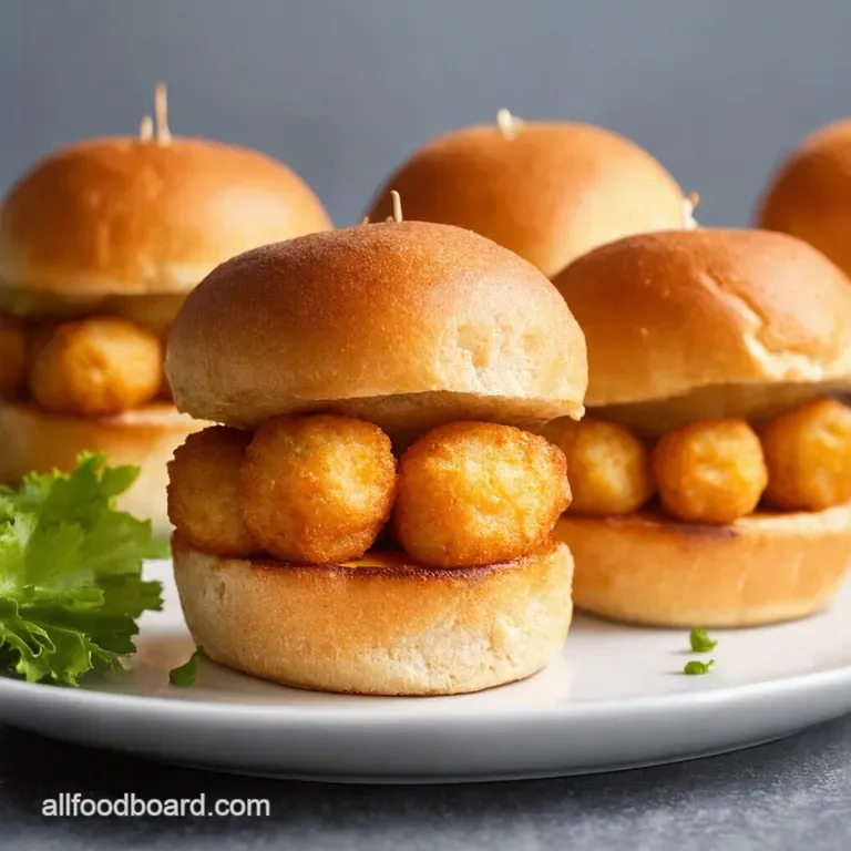 Tater Tot Sliders BiteSized Burger Bliss