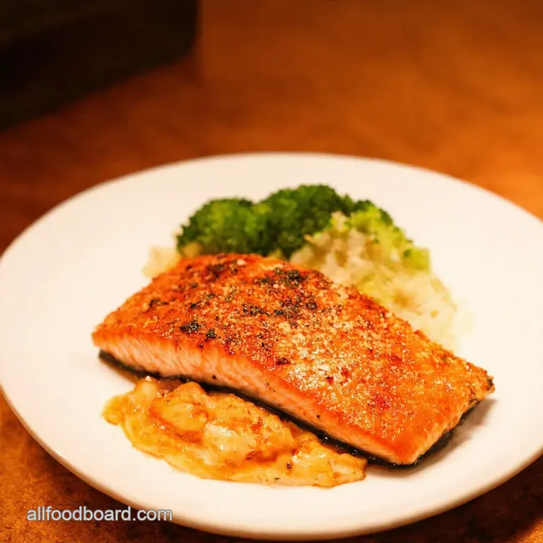 Teriyaki Bliss Baked Salmon presentation