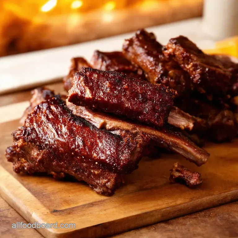 Texassized Smoke the Ultimate Beef Ribs Recipe presentation