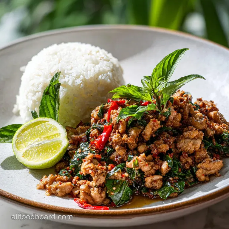 Easy Thai Basil Chicken Stir Fry