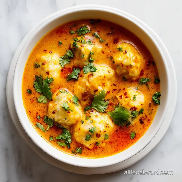 Thai Coconut Curry Dumpling Soup: Creamy and Bold
