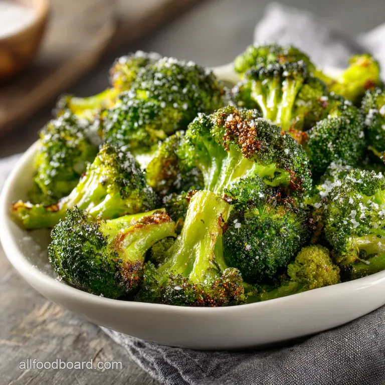 The Absolutely Best Oven-Roasted Broccoli (Crispy & Delicious!) presentation