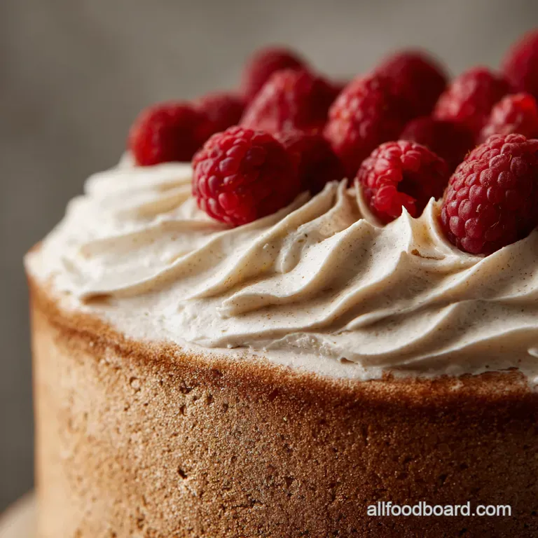 The Duchess Earl Grey Raspberry Layer Cake presentation