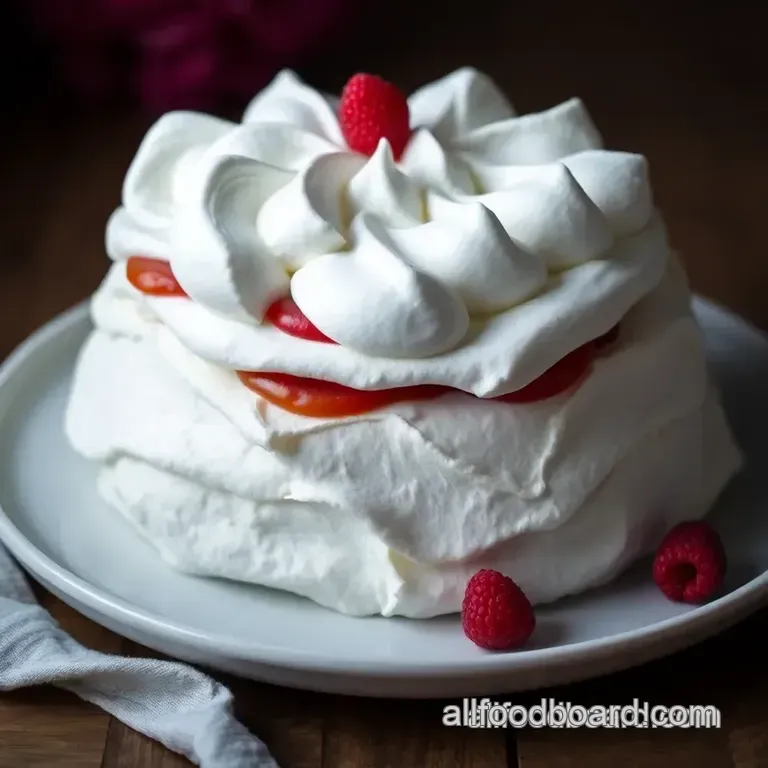 The Effortlessly Elegant Pavlova presentation
