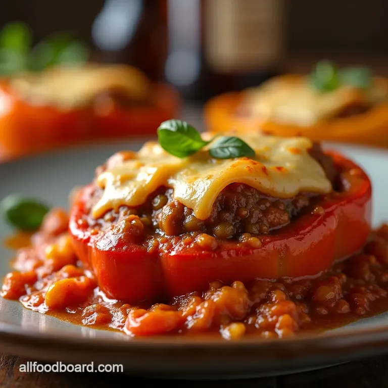 The Family Favourite Unstuffed Pepper Casserole Bake presentation