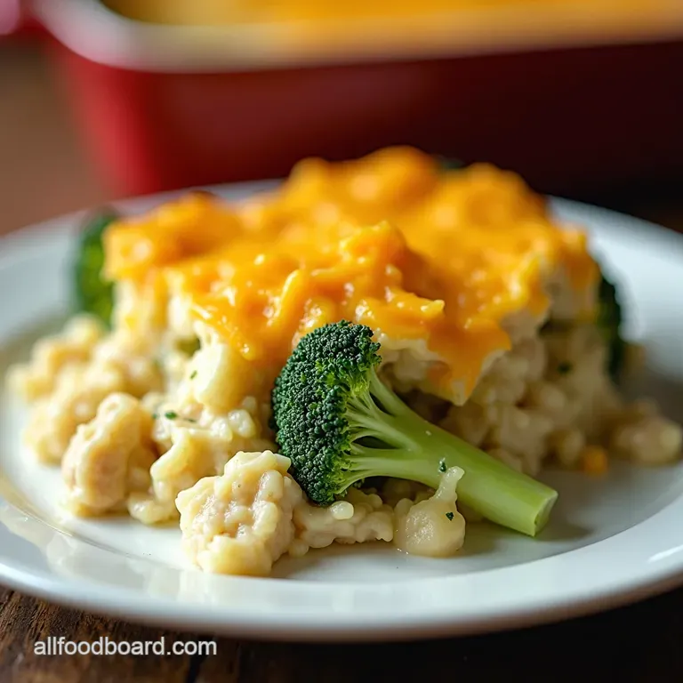The Golden Gratin Ultimate Creamy Chicken Broccoli Cheddar Bake