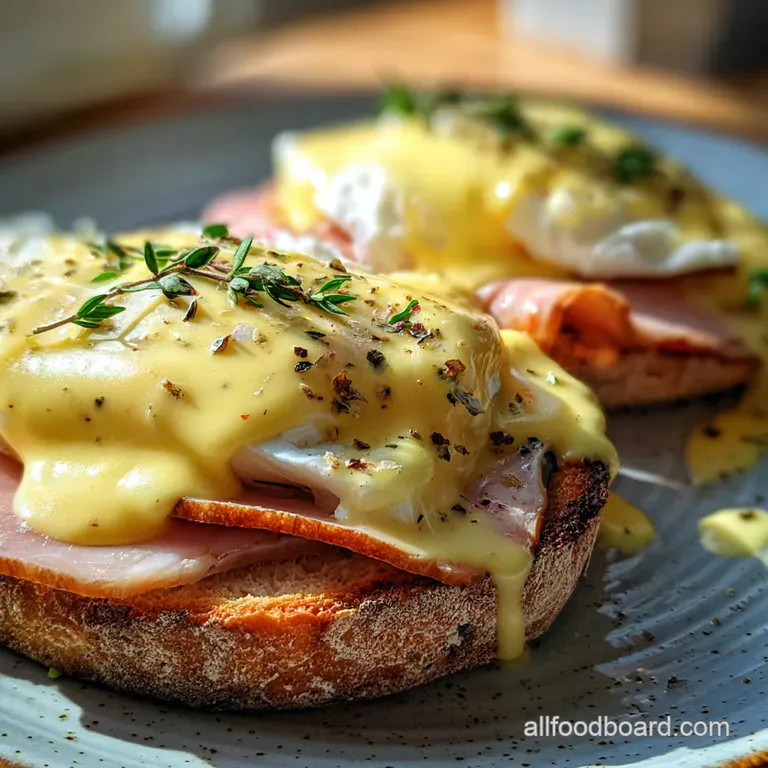 The Managed Method Eggs Benedict with Silky Hollandaise