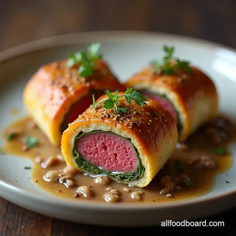 The Managed Mini Wellingtons Precision Beef Fillet Parcels