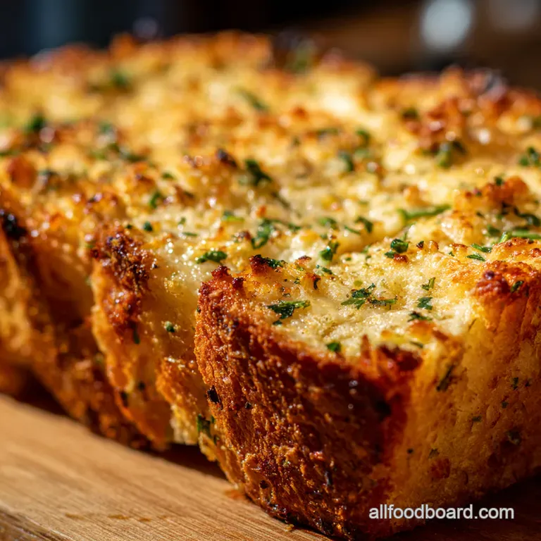 The Queens Own Buttery Garlic Bread Absolutely Failproof presentation