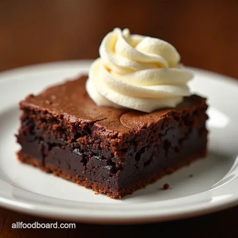The Seriously Sinful Fudgy Brownie