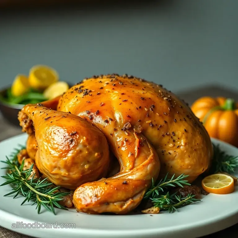 The Showstopping Thanksgiving Turkey: Herb Butter & Gravy presentation