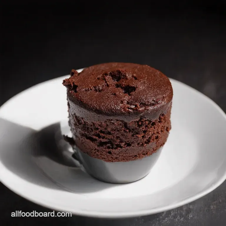 The Speedy Chocoholics Dream Microwave Chocolate Mug Cake