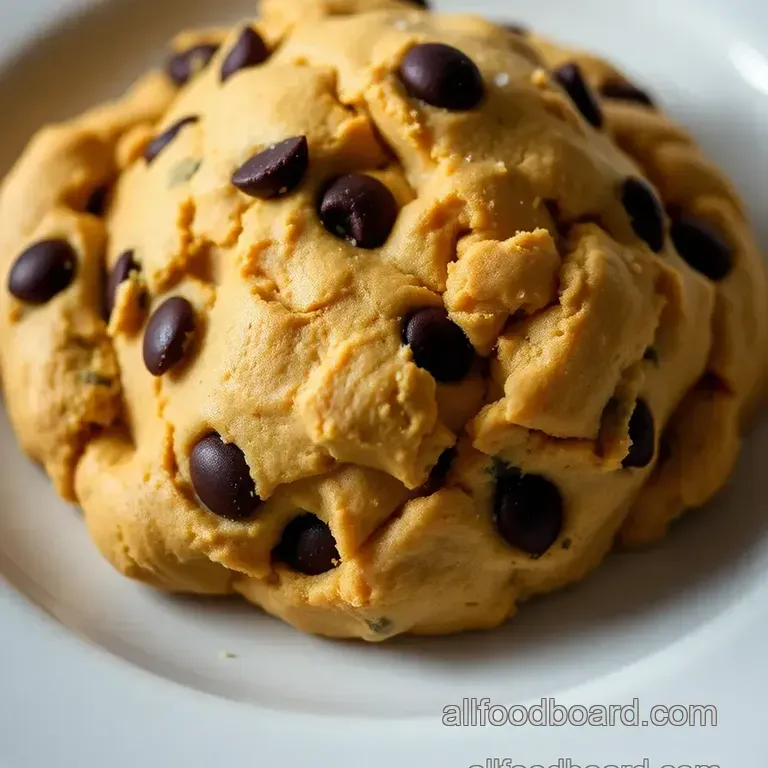 The Ultimate Chocolate Chip Cookie Dough presentation