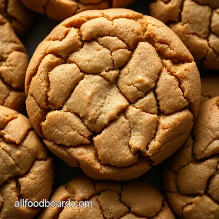 The Ultimate Crinkly Peanut Butter Cookies presentation