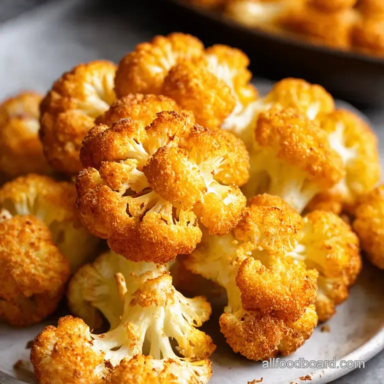 The Ultimate Crispy Roasted Cauliflower presentation