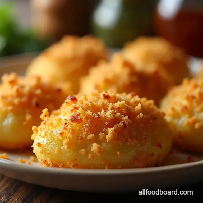 The Ultimate Golden Crunch Parmesan Potatoes Crispy Outside Fluffy Inside presentation