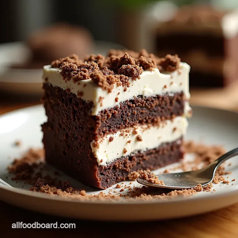 The Ultimate NoChurn Oreo Ice Cream Cake presentation