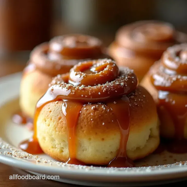 The Ultimate Ooey Gooey Cinnamon Buns presentation