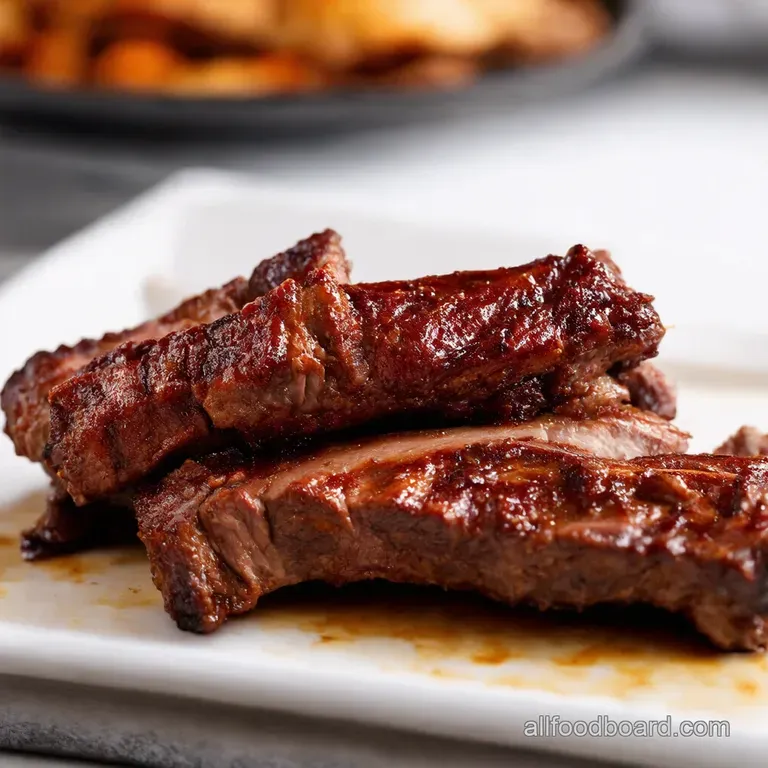 The BEST Oven baked beef ribs FallOffTheBone