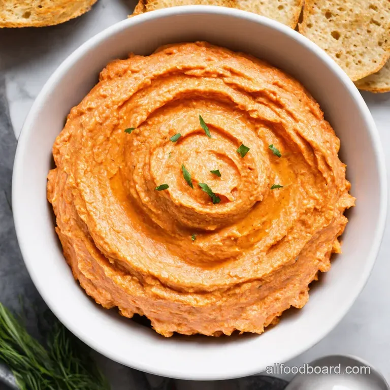 The Ultimate Smoked Salmon Dip presentation
