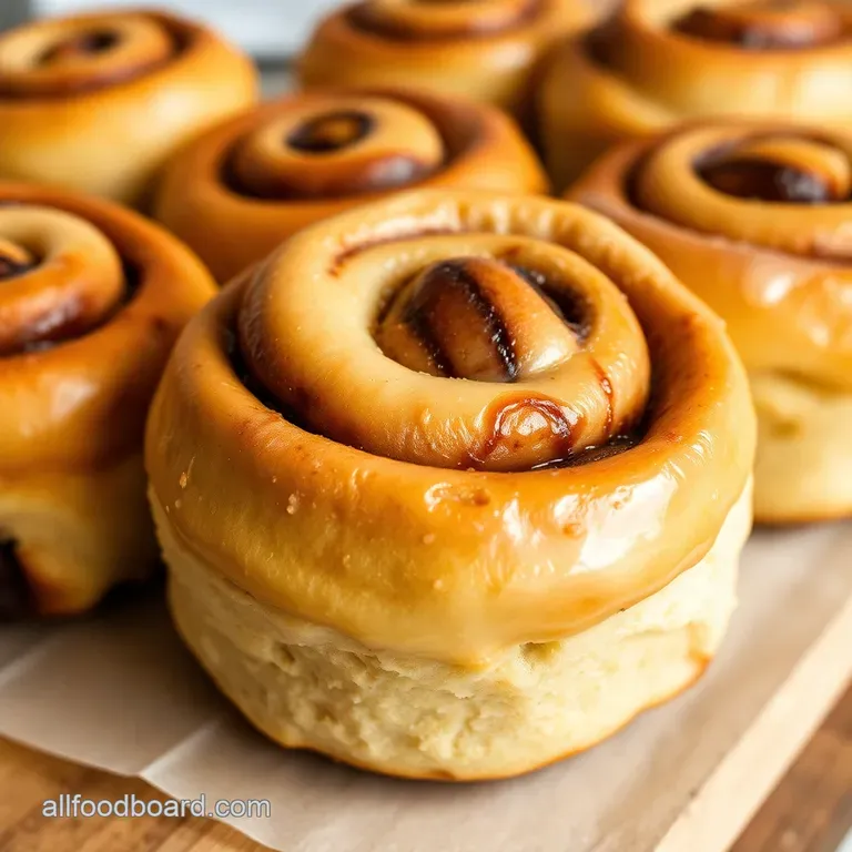 The Ultimate Soft Gooey Cinnamon Buns presentation