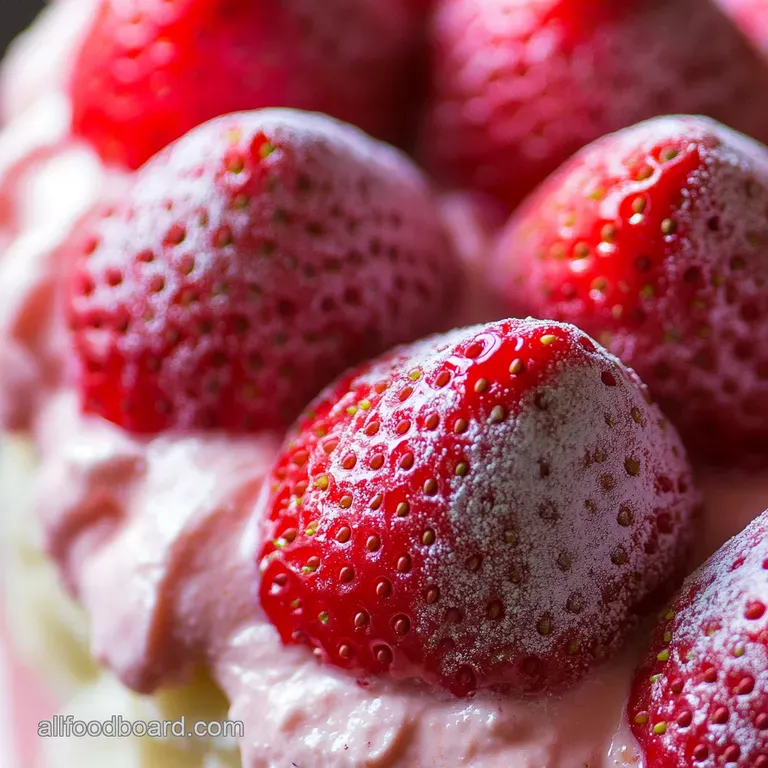 The Ultimate Summer Fête Strawberry Layer Cake presentation