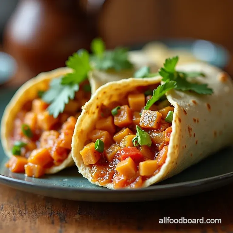 The Ultimate Vegan Breakfast Burrito Bonanza presentation