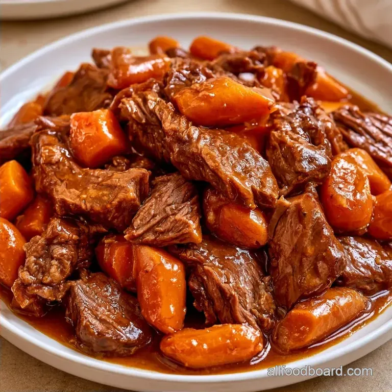 Traditional German Sauerbraten with Red Wine