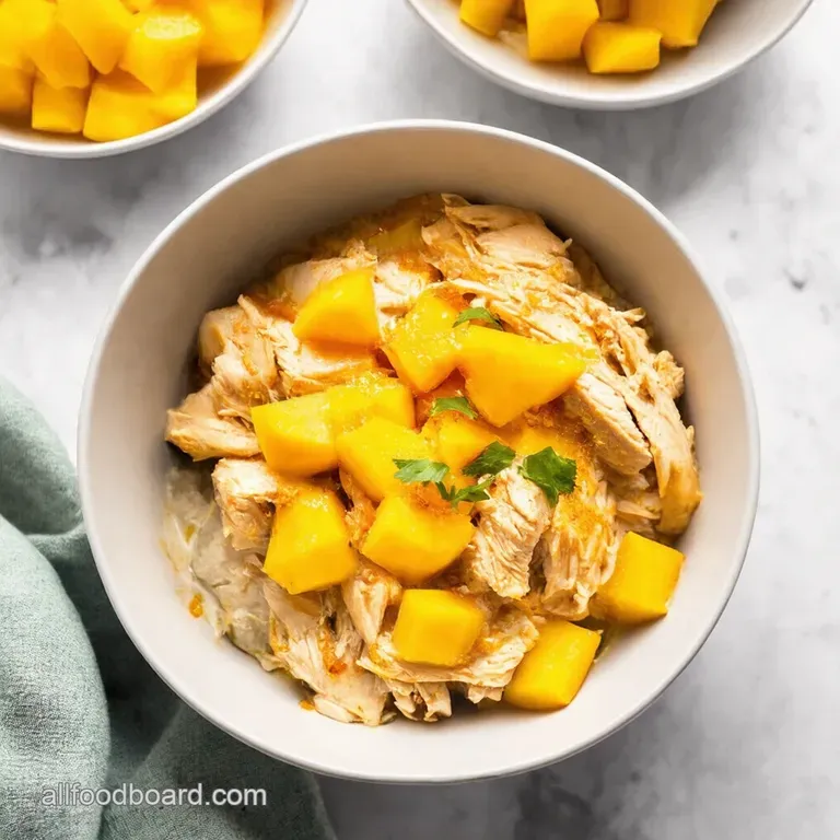 Sunshine in a Bowl Chicken bowls with mango so easy