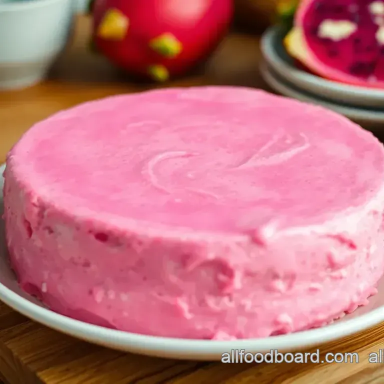 Tropical Dragon Fruit Cake: A Slice of Paradise for Your Table
