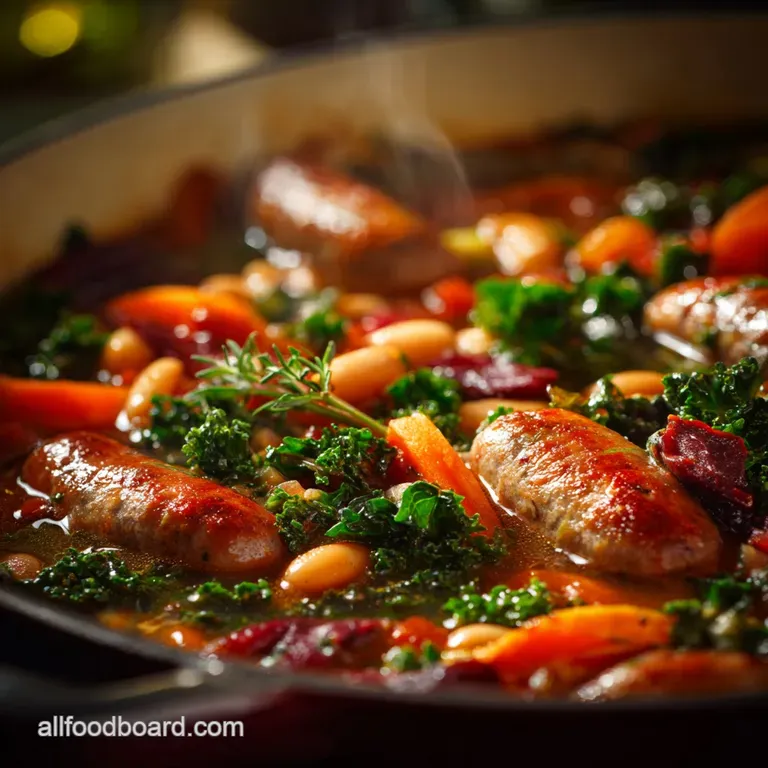 One Pot Meals the Ultimate Tuscan Sausage Bean Supper presentation