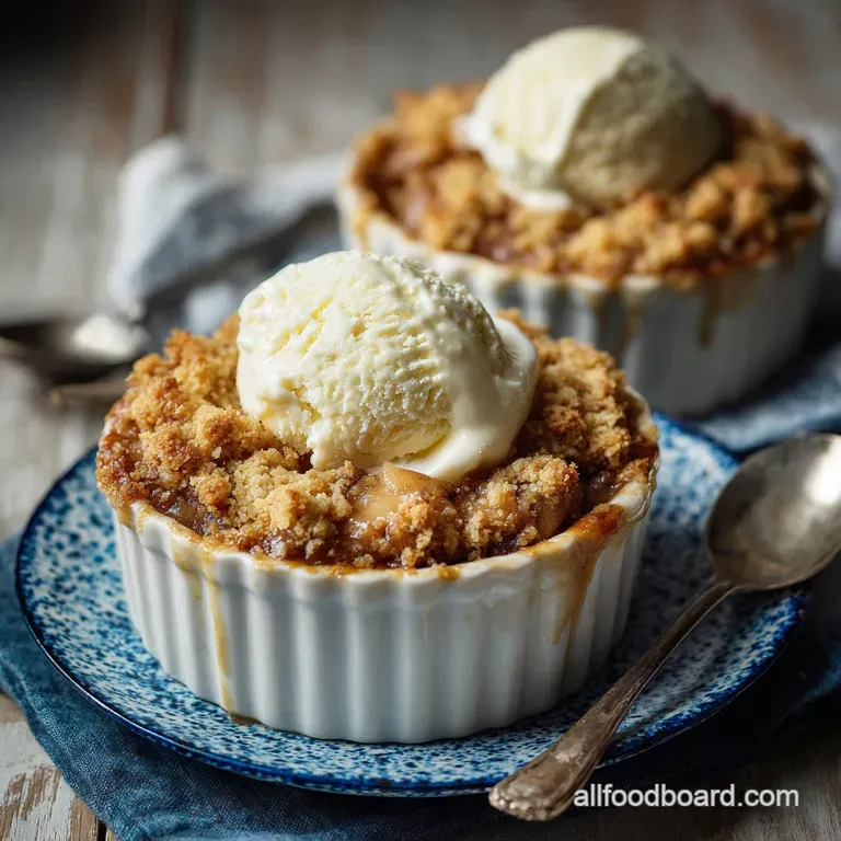 Apple Desserts: Ultimate Brown Butter Crumble for Fall Comfort presentation