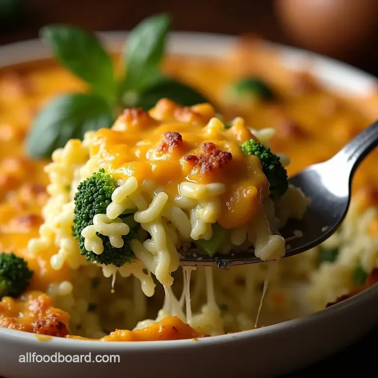 The Ultimate Cheesy Broccoli Rice Bake A Weeknight Wonder presentation