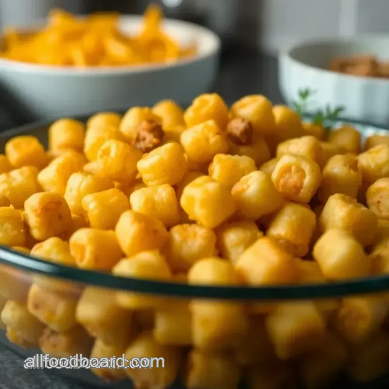 Ultimate Cheesy Tater Tot Casserole presentation