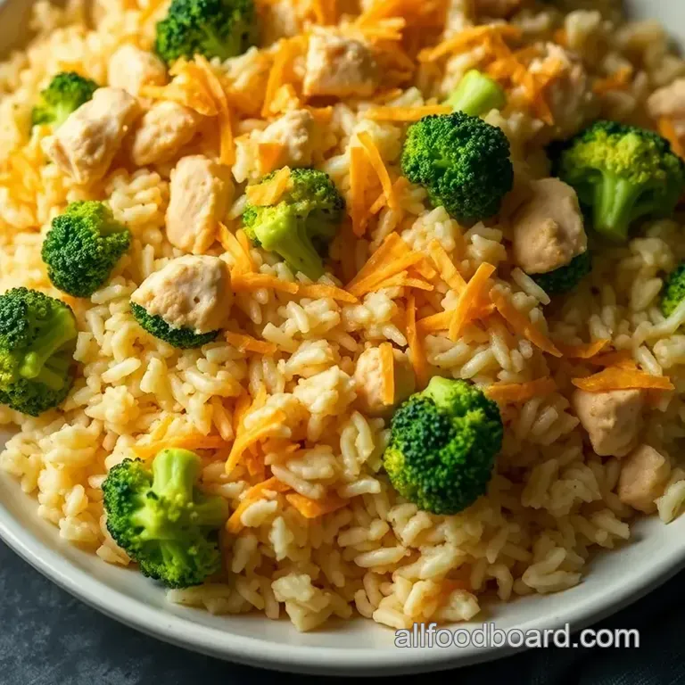 Ultimate Chicken Broccoli Rice Casserole presentation