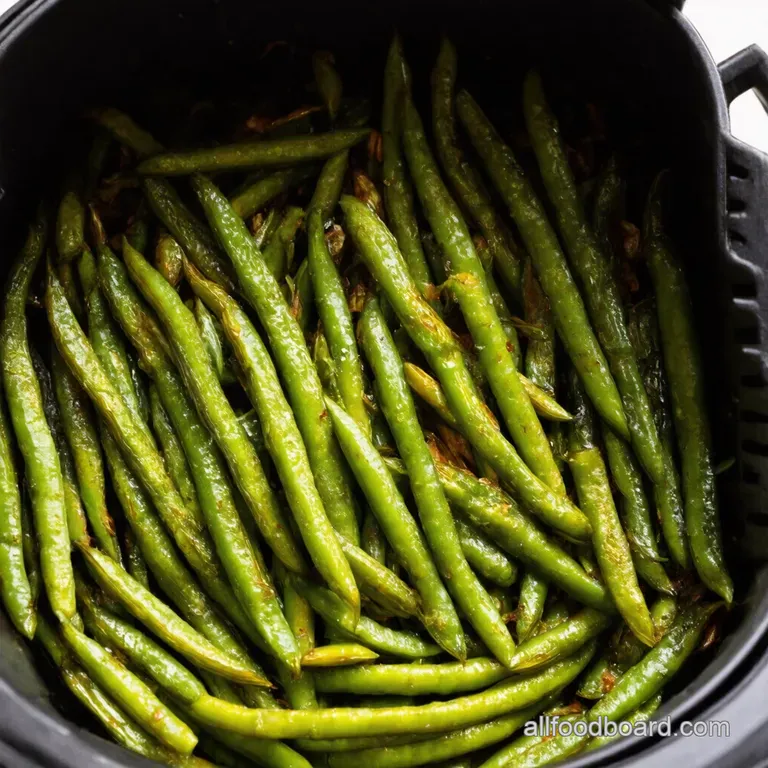 Ultimate Crispy Green Beans Air Fryer or Oven presentation
