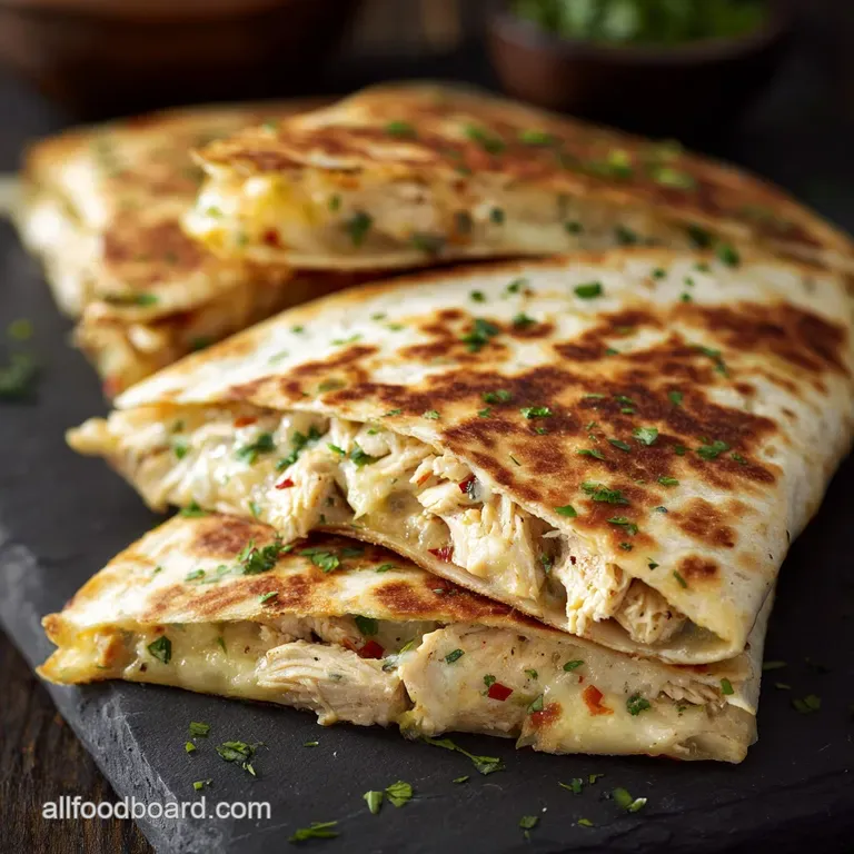 Green Chile Chicken Quesadillas: the Cheesy Smoky Showstopper Recipe presentation