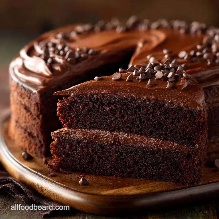 The Gold Standard Chefs Ultimate Perfectly Chocolate Layer Cake presentation