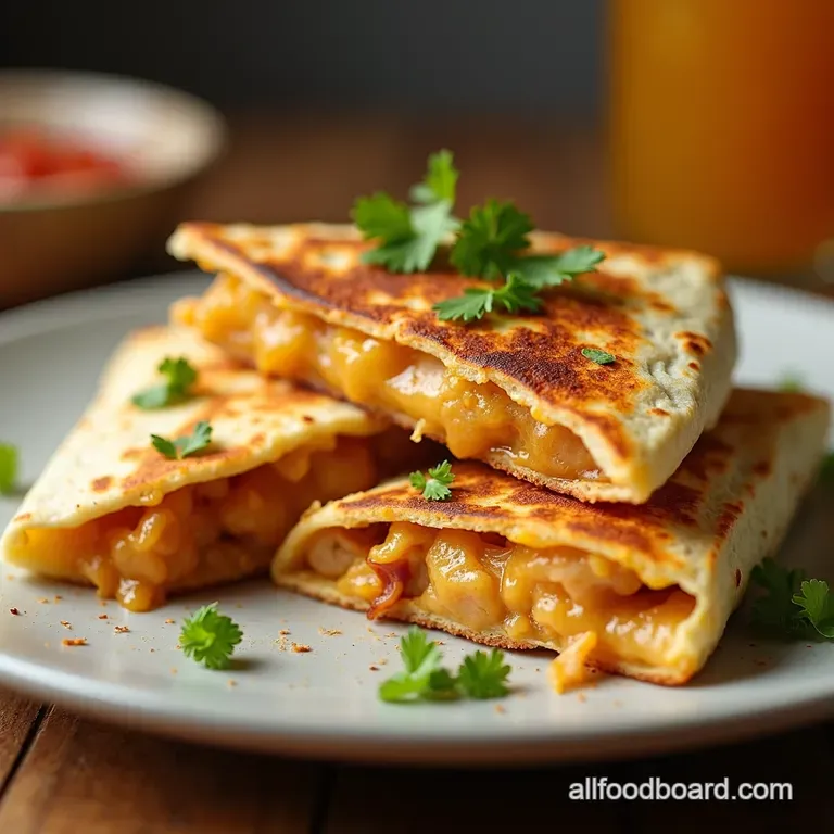 Ultimate Rotisserie Chicken Quesadillas presentation